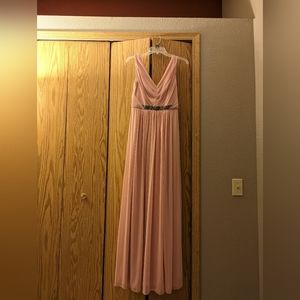 David’s Bridal Mesh Dress in Ballet